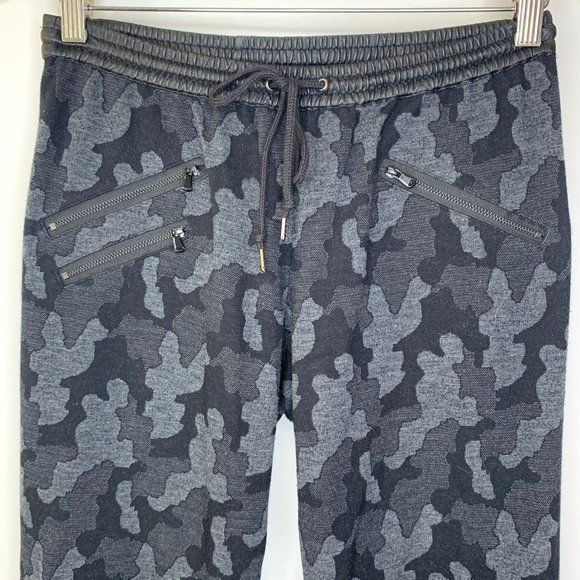 DAVID LERNER x Revolve Faux Leather‎ Camouflage Moto Jogger Sz M - Picture 2 of 13